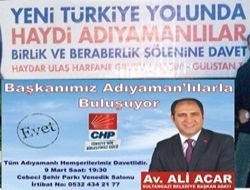 Ali Acar mı? Büyük Adıyaman Buluşması mı?