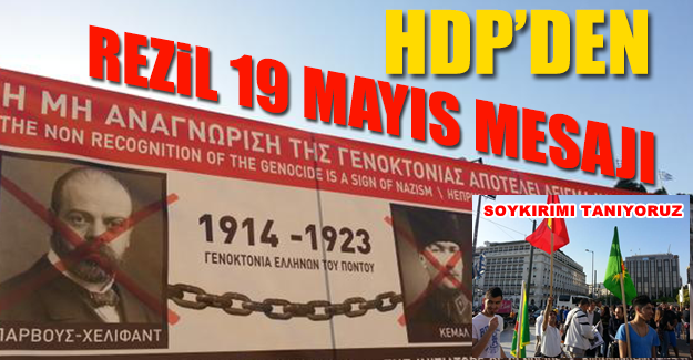 HDP’den Rezil 19 Mayıs Mesajı