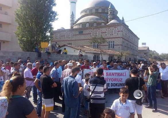 Esentepe ve Gazi Mahallesi Sakinleri  Santrallere Karşı Yürüdü