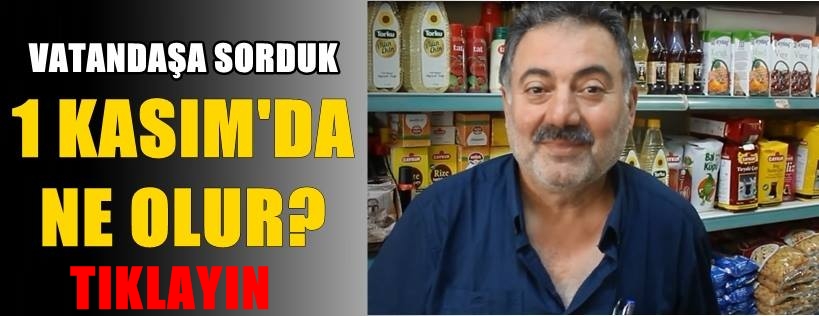 1 kasımda ne olur