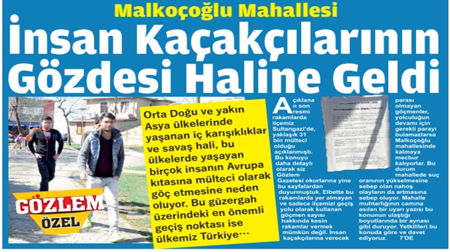 Malkoçoğlu Mahallesi’nde Neler Oluyor?