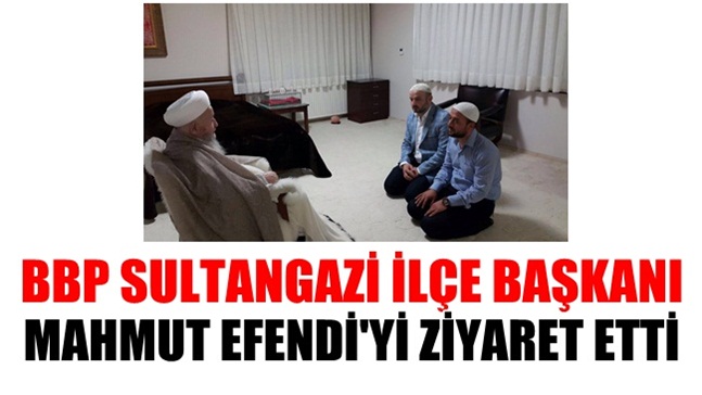 Nail Gün ve Yakup Yılmaz, Mahmut Efendi’yi ziyaret etti