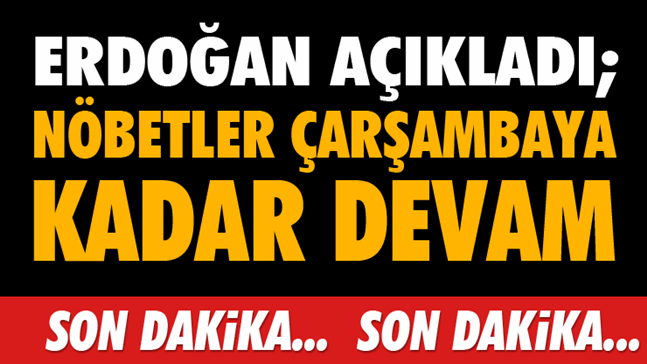 Demokrasi Nöbetleri çarşambaya kadar devam