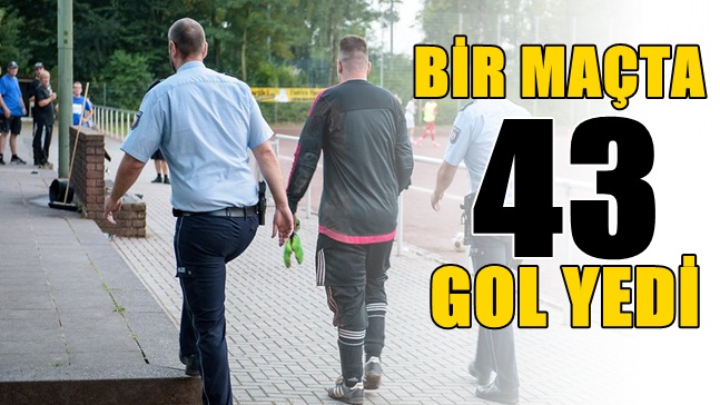 43 gol yiyen kaleciyi polis gözaltına aldı