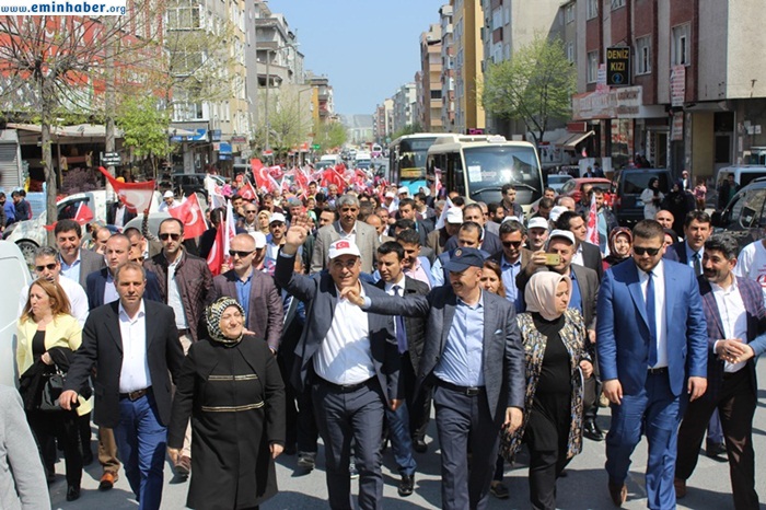 Ak Parti Sevgi yürüyüşü ile final yaptıIMG_1036