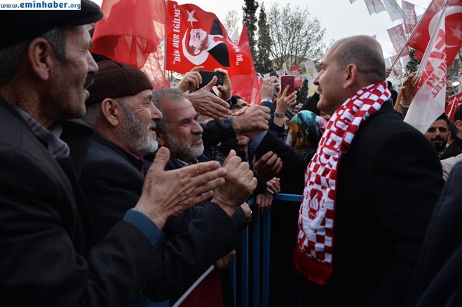 TÜRKİYE'NİN YİĞİT İÇİŞLERİ BAKANI SÜLEYMAN SOYLU SULTANGAZİ’DE KONUŞTU C8v0gKKW0AEHRGh