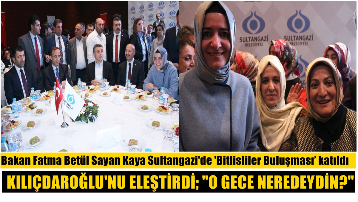 Sultangazi’de yaşayan Bitlisliler ‘evet’ için bir araya geldi