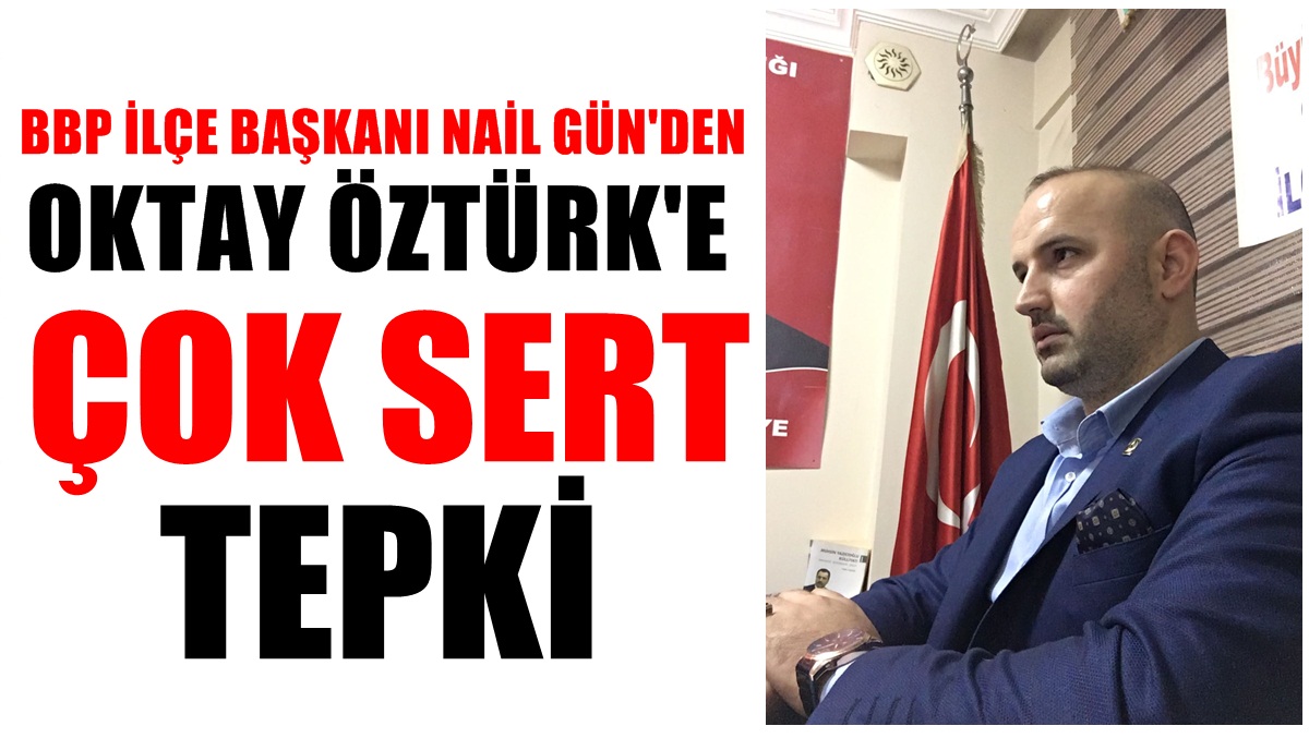 Oktay Öztürk’e Sert Tepki