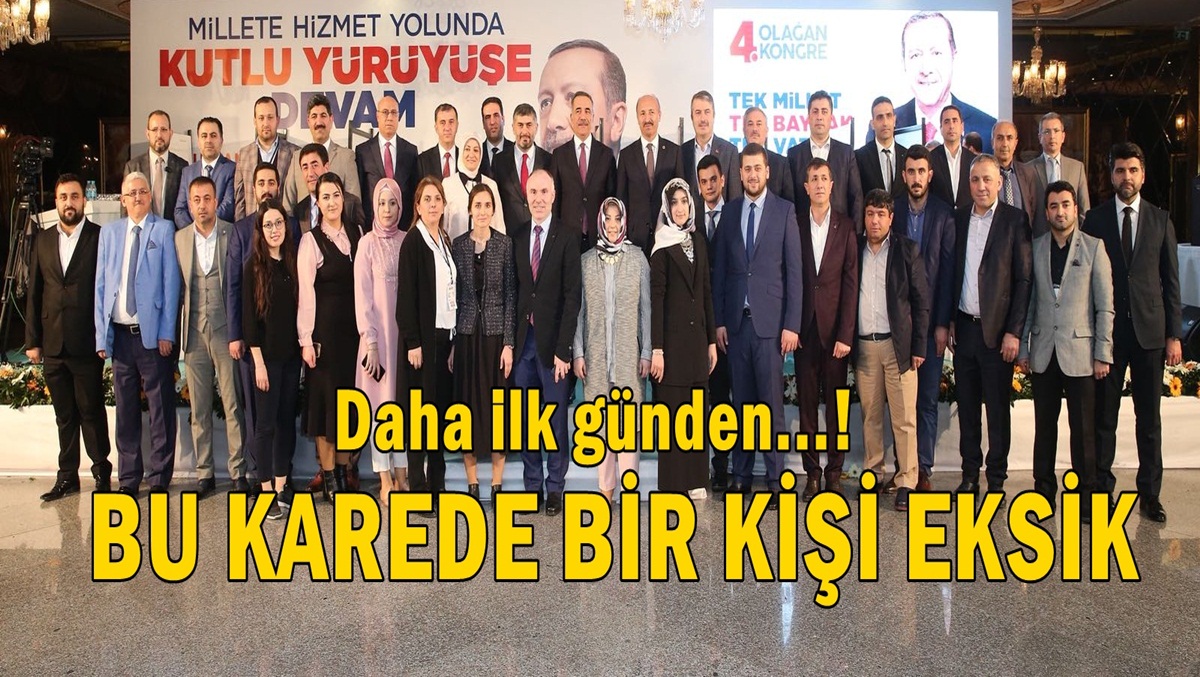 Daha İlk Günden! İsmi var, kendisi yoktu