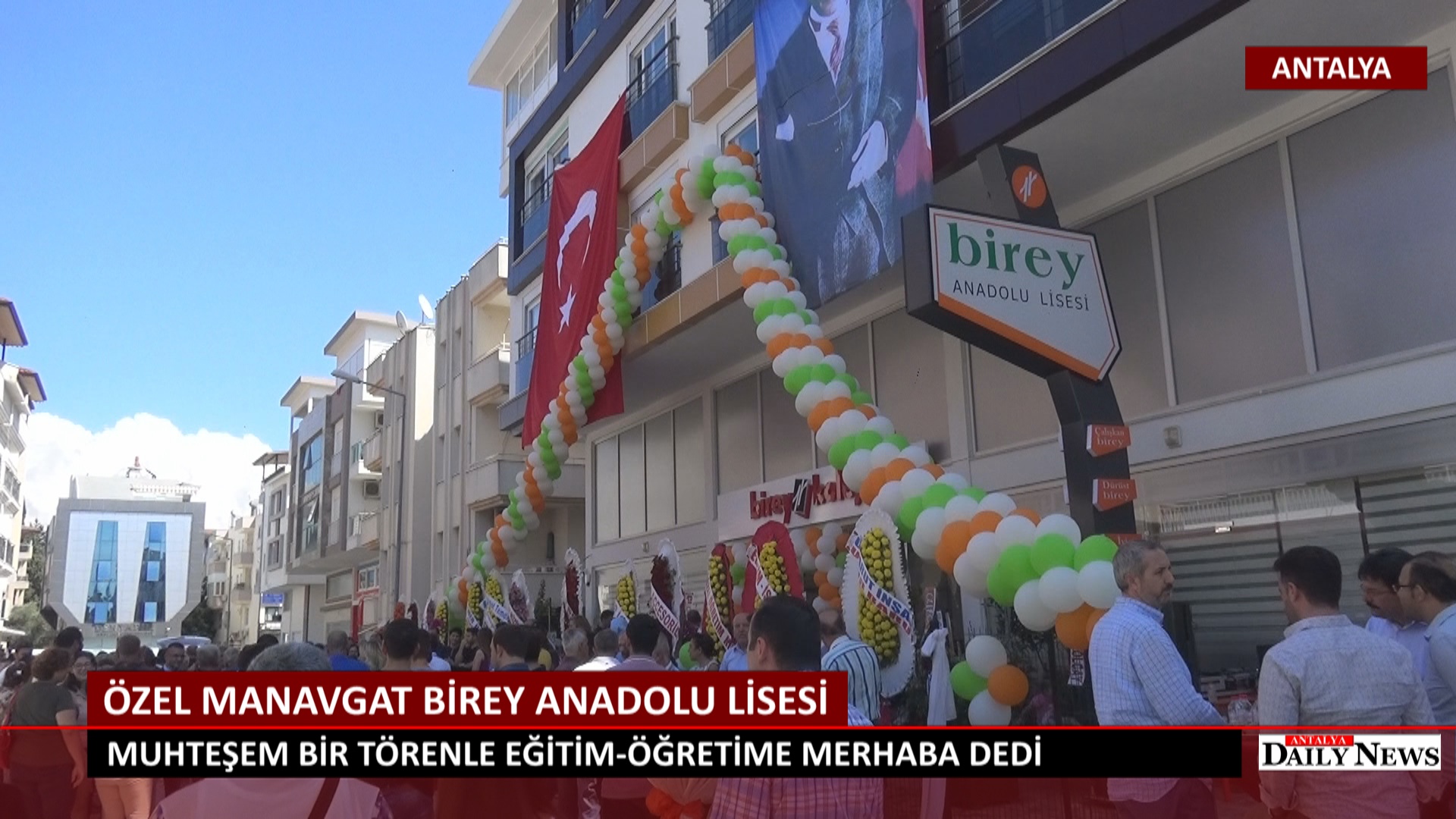 ÖZEL MANAVGAT BİREY ANADOLU LİSESİ AÇILDI