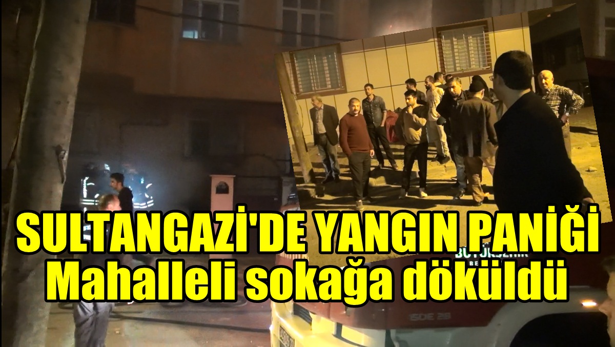 Sultangazi’de Depo Yangını