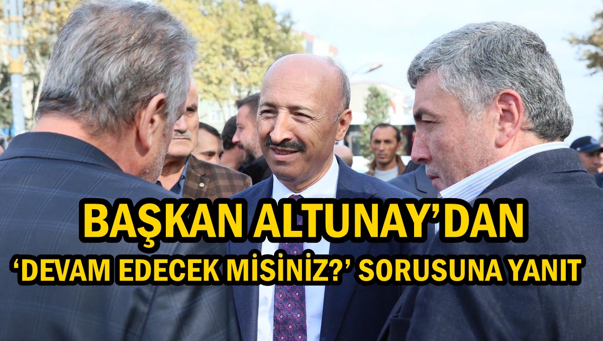 Başkan Cahit Altunay Canlı Yayında Açıkladı