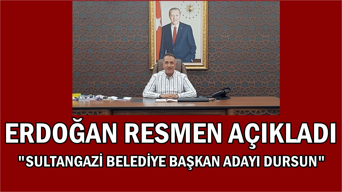 Resmen Açıklandı; Ak Parti’nin Belediye Başkan Adayı Abdurrahman Dursun