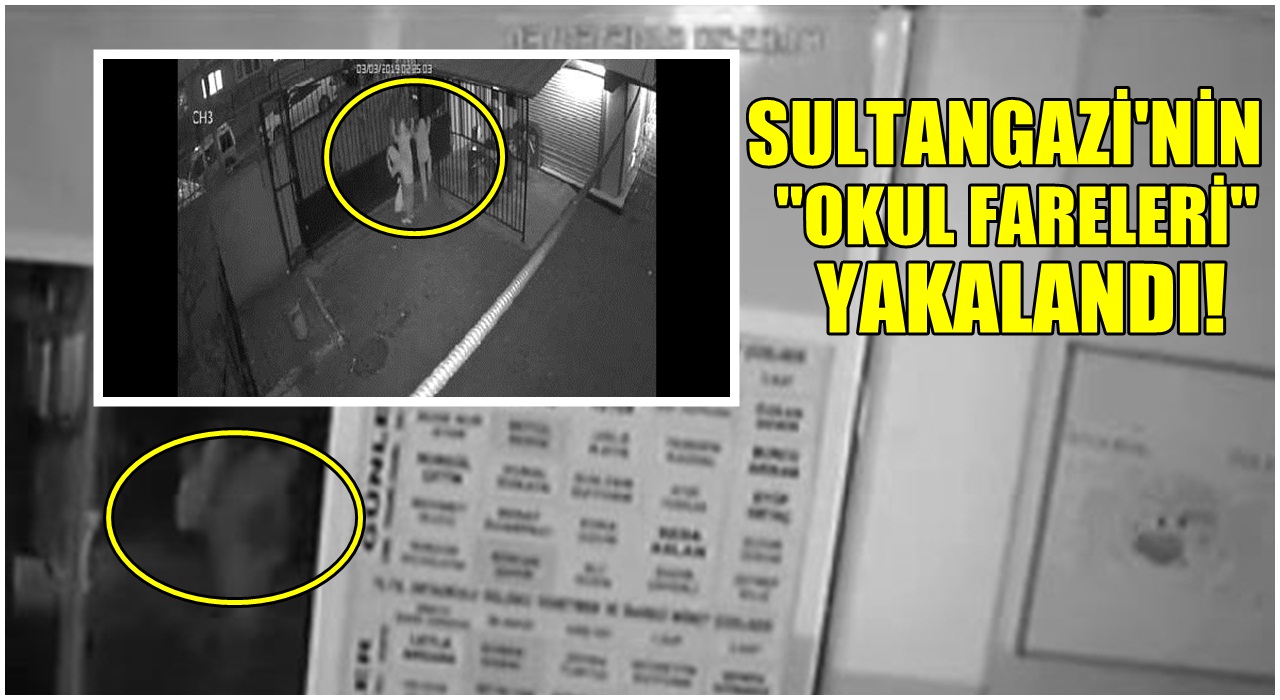 Sultangazi’de Okulları Hedef Alan Hırsızlar Yakalandı