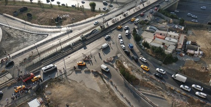 Metris Kavşağı Kuzey-Güney Yanyol ve Köprülü Kavşağı Kasım ayında açılıyor