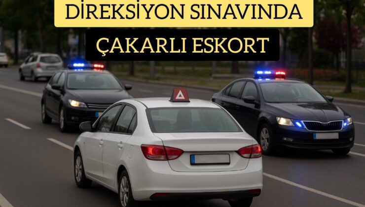 BAYRAMPAŞA’DA DİREKSİYON SINAVINDA ÇAKARLI ESKORT İDDİASI