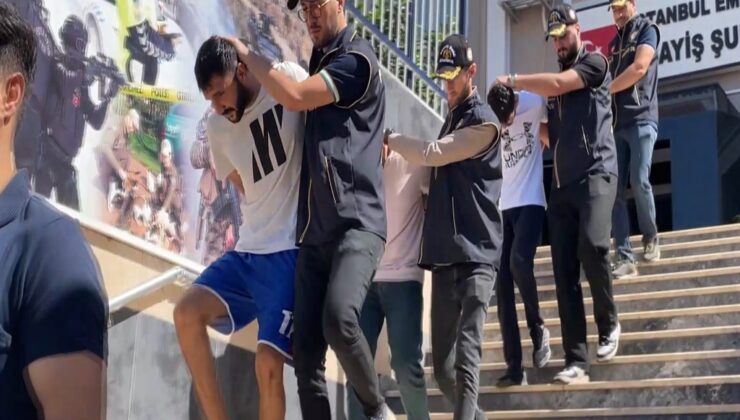 İş insanını tehdit edip 40 bin dolar haraç isteyen 4 şüpheli yakalandı